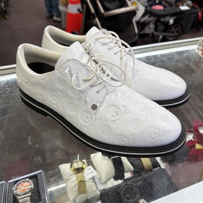 M G/Fore G4 Skull Gallivanter Golf Shoes White Debossed Mens Sz 12