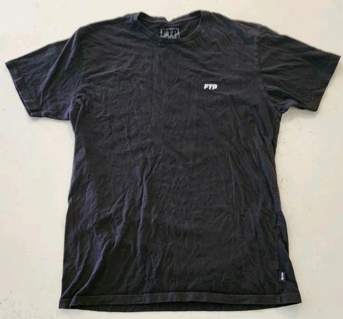 FTP F*** The Population Logo Pro Club Tee Shirt Black Size Large