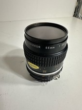 NIKON LENS MICRO NIKKOR 55MM 1:2.8 223388 - L1A 52MM NIKKOR JAPAN P17021895