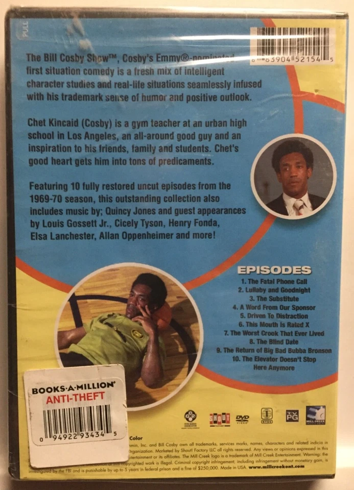 The Best of The Bill Cosby Show Season 1 [1969](DVD,2011)Shout! Factory,4hrs 12m - Image 3 of 4