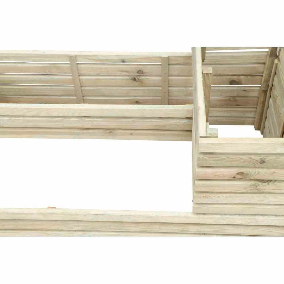 Hochbeet Ella 120x64x53cm Kübel Blumenkübel Blumentopf Pflanztöpfe Blumen Garten - Bild 2 von 3