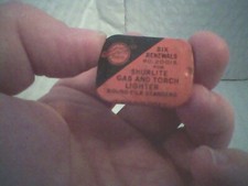 Vintage Renewals for Shurlite Gas and torch Lighter Tin 200IX USA Seller