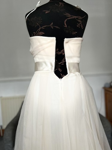 New La Sposa David Fielden Couture 8622 Wedding Dress SIZE 10 RRP £3800 - Picture 9 of 13
