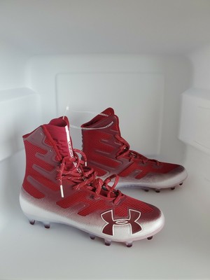 maroon under armour football cleats