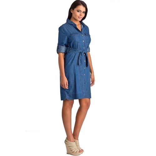 Marisa kenson Collection fabulous denim dress NEW $139 - Picture 3 of 4