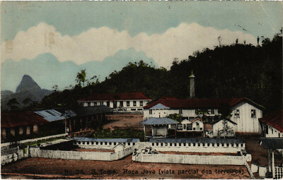 PC CPA ANGOLA, S. THOMÉ, ROCA JAVA, VINTAGE POSTCARD (b20847)