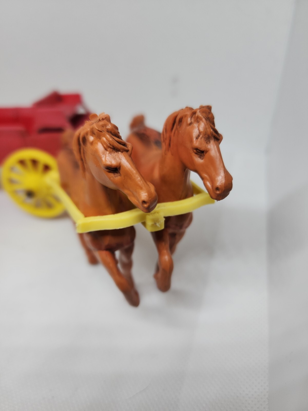 Horse Drawn Cart Toy 1940s Vintage Auburn Rubber Company + Two Black Horses eBay