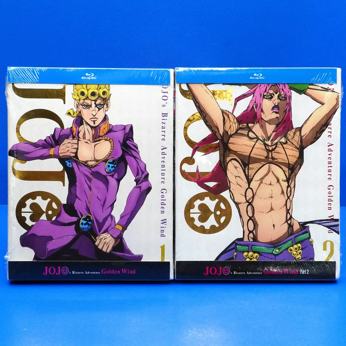 JoJos Bizarre Adventure Golden Wind Set 2 Limited Edition Blu-ray