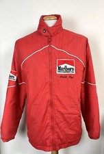 VINTAGE 1970's 80's MARLBORO WORLD CHAMPIONSHIP F1 FERRARI TEAM JACKET SHIRT