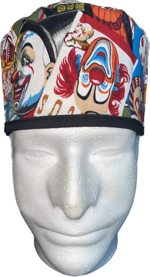 Clowns Scrub Hat Chemo Cap - Image 3 of 4