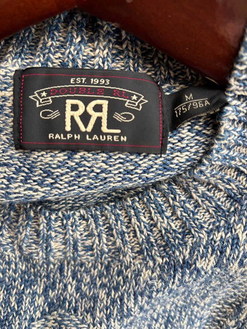 RRL RALPH LAUREN ANCHOR KNIT SWEATER MEN MULTICOLOR MATERIAL