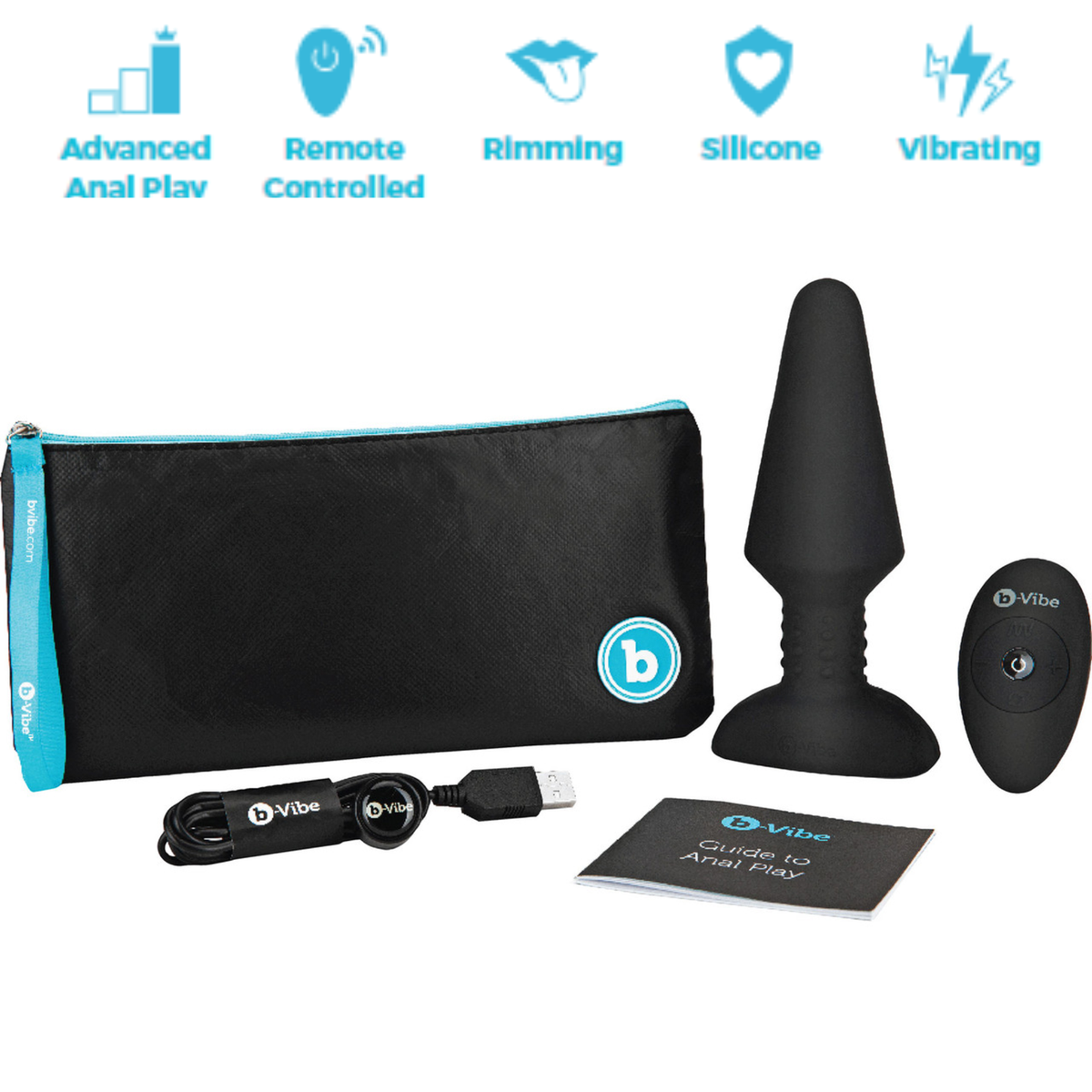 b-Vibe Rimming Plug XL Remote Control Extra Large Wearable Butt Plug Sex  Toy | eBay