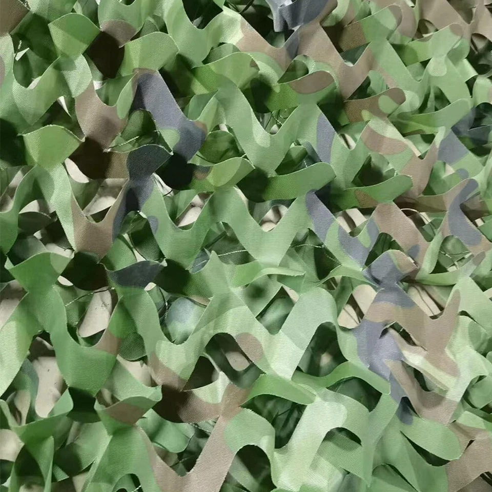 4x 6m Tarnnetz Wasserdicht Schnell Trocknend Camouflage Jagd Netz für Jagen DHL - Bild 3 von 4