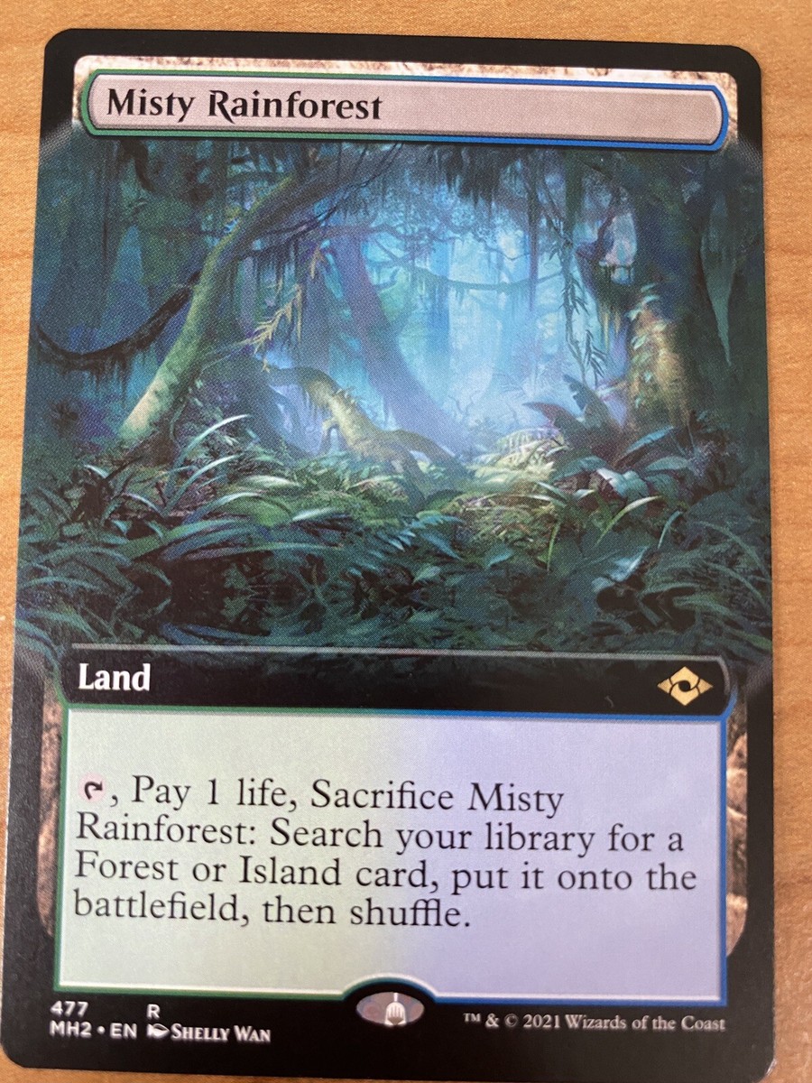 Misty Rainforest - Modern Horizons 2 - Borderless - Rare - MTG