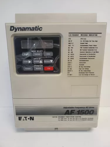 NEW OLD STOCK! EATON DYNAMATIC ADJUSTABLE FREQUENCY AC DRIVE AF-150102-0240