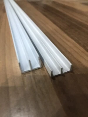 STEVEO 3’ (91cm) Glass / Vivarium Track Set white 17mm Wide Suit 4 Or 6mm Glass