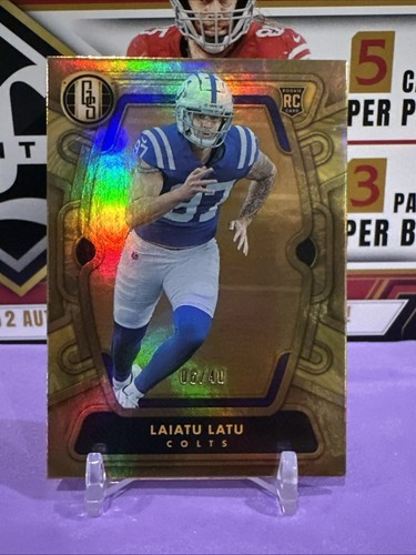 2024 Panini Gold Standard - Citrine 6/40 Laiatu Latu (RC) #115🔥📈