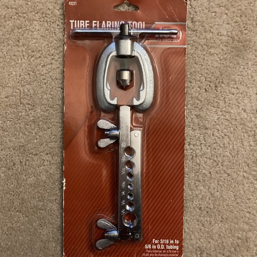 Ace Tube Flaring Tool 45221 3/16 in to 5/8 in O.D. Tubing New in Package 