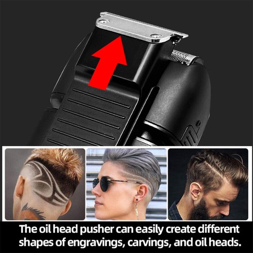 Afeitadora eléctrica para hombre afeitadora de papel de afeitar recortadora de barba inalámbrica USB recargable - Imagen 6 de 14