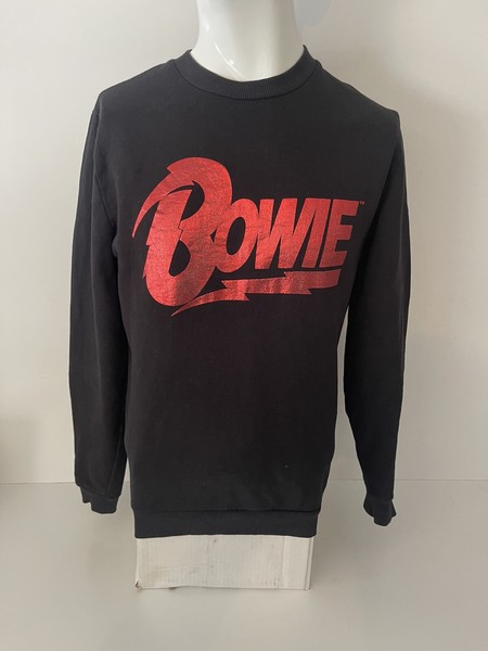 Bowie Sweatshirt Y79 Excellent Condition Black Size Small