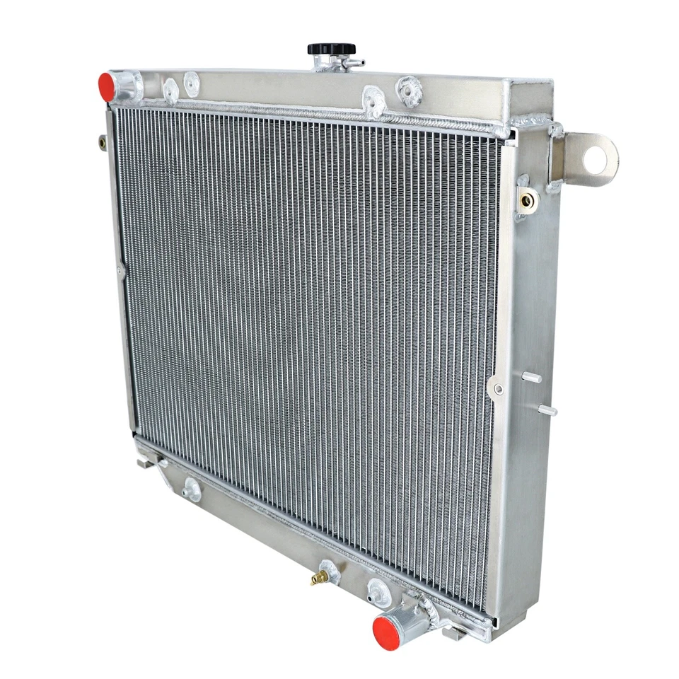 Radiador de 4 filas para Toyota Land Cruiser/Lexus LX470 1998-2007 1999 4,7 L, V8 gasolina Foto 3 de 4