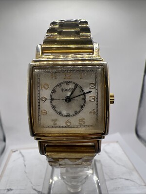 RARE 1995 ART DECO FOSSIL TANK WATCH TM-7220 $_12.JPG?set_id=880000500F main image 2
