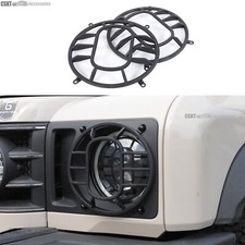 2pcs Abs Headlight Guard Cover Grille Garnish Frame Fits Ineos Grenadier 2022-25