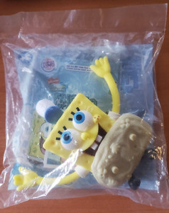 SpongeBob SquarePants Friend or Foe Steamboat Captain 2006 Burger King New Toy