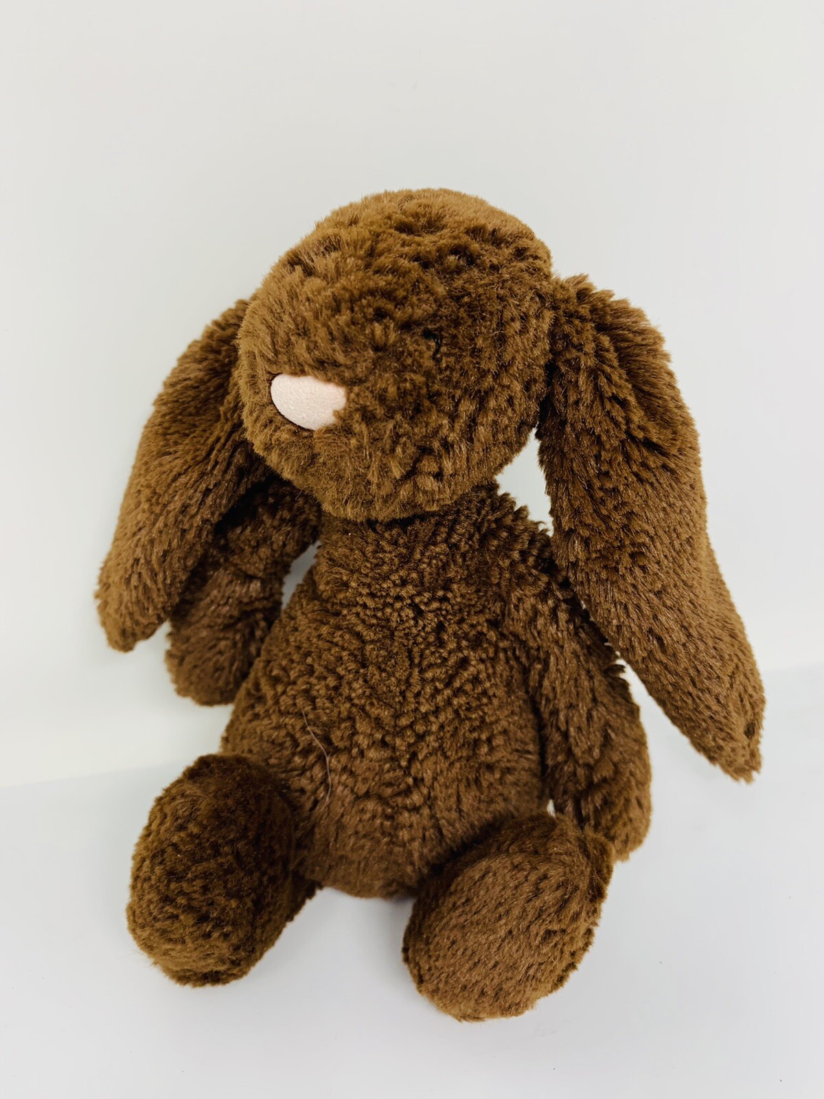 Jellycat Plush Bashful Bunny Rabbit Small 8” Chocolate Brown Stuffed