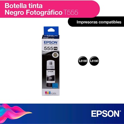 EPSON Original EcoTank 554 Black Ink Bottle - T554120-AL