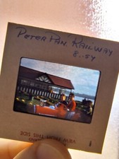 Vintage Negative Slide Photograph. Portrush . Peter Pan Railway.  N Ireland 1958