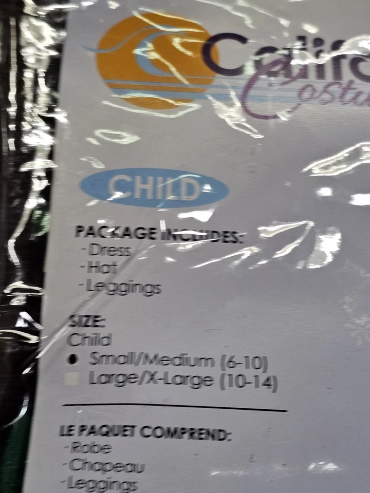 Santa Elf in Charge Christmas Holiday Child Costume Small / Med 6-10  00587 - Image 2 of 4