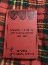 English History Illustrated from Original Sources 1458-1603~N.L Frazer 1914📘