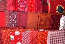 Cotton Fabric Fat Quarters Red Hues You Select Pieces