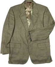 Jos A Bank Corporate Collection Suit Coat Mens 42R Wool Herringbone