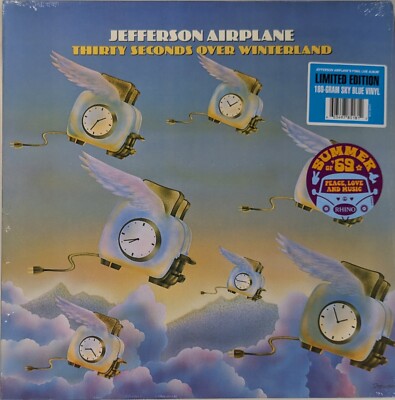 JEFFERSON AIRPLANE Thirty Seconds Over Winterland SEALED LP Sky Blue Vinyl