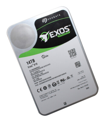 Seagate EXOS X16 14TB 3,5'' SAS- 12Gb/s -  ST14000NM002G  *NEUWARE'' 