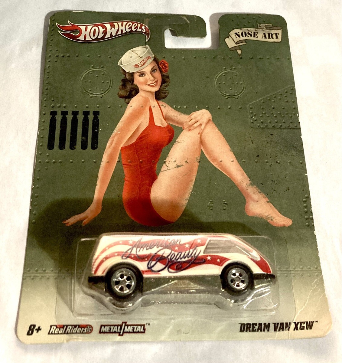 🏁 HOT WHEELS NOSE ART DREAM VAN XGW Pop Culture- Real