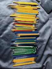 Vintage Pencil Lot Sharpened and Unsharpened Drawing Art Supplies