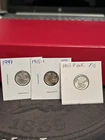 Lot of 7 Mercury Dimes: BU and Fillers ~ 1926-s, 1945-s (micro s), 5 UNCs