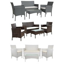 Set PRAGA Salotto Completo Con Struttura in Acciaio con Cuscini