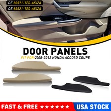 For Honda Accord 2DR Coupe 2008-2012 Door Panel Armrest Leather L&R Side Pair