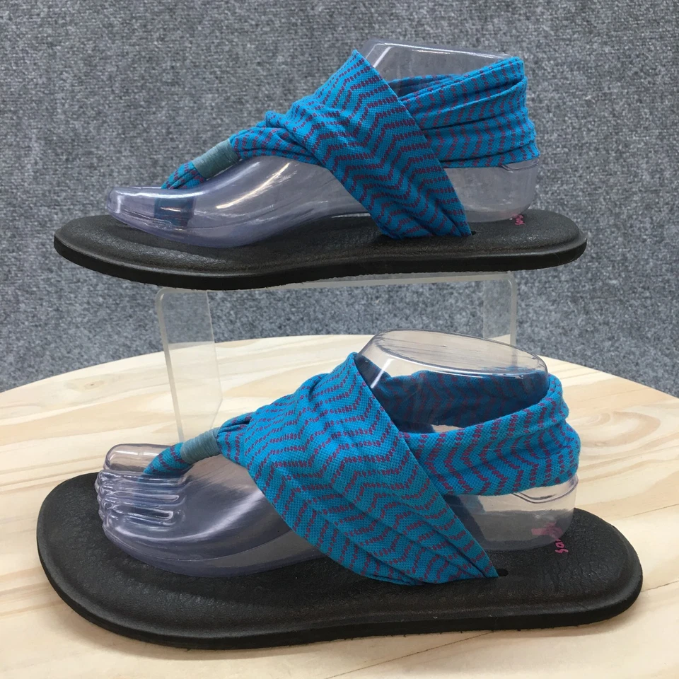 Sandalias Sanuk para mujer 9 Yoga Sling 2 Slingback multicolor cómodas informales planas Foto 2 de 4