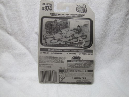 HOT WHEELS 1999 MEGA GRAPHICS SERIES MUSTANG COBRA WHITE TEAM WAGNER 2/4 - Picture 3 of 3
