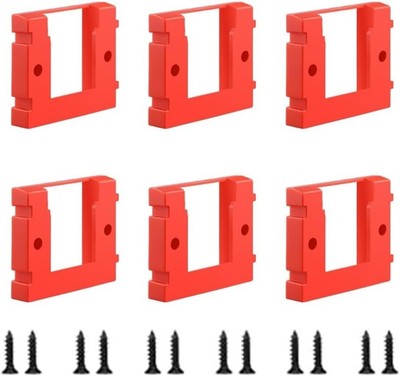 6 Pack Battery Holder for Einhell 18v Wall Mount Battery Dock Mount X-Change