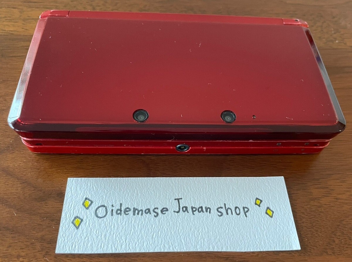Nintendo 3DS console flare red Handheld system Japanese ver. | eBay