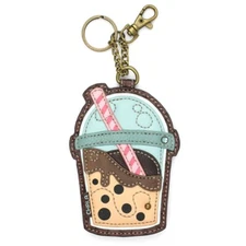 Chala BOBA TEA Key Fob / Coin Purse Keychain Purse Accessory Food Collection NWT