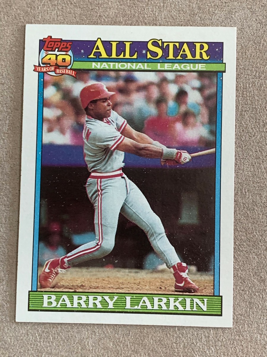 1991 TOPPS BASEBALL CARD #400 BARRY LARKIN HOF CINCINNATI REDS