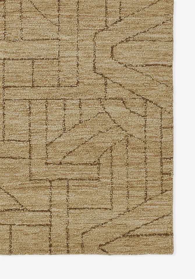 Momeni Teppe Wool Area Rug Natural, 2'3" X 8' Runner - Image 2 of 4
