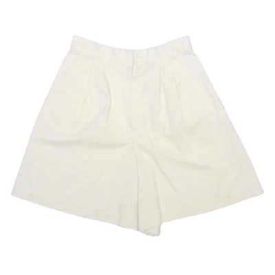 AMY MARSH Shorts Femme Blanc Casual Taille M W28 Coton Polyester Décontracté - Photo 1/4